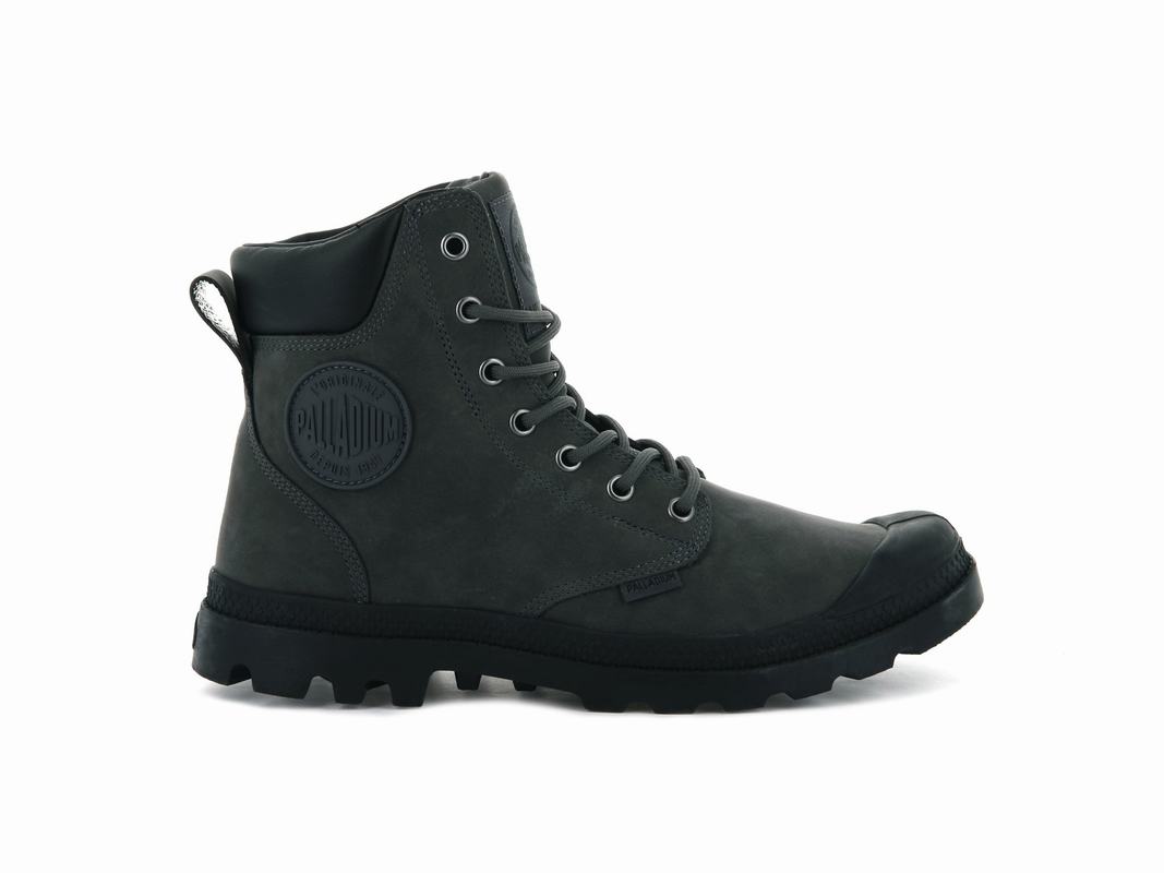 Palladium Pampa Cuff Wp Lux Men's Waterproof Boots Black (CBLF34608)